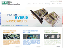 Tablet Screenshot of filmelectronics.in